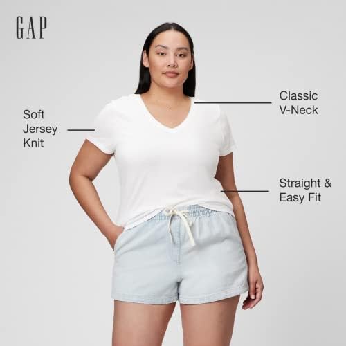 Женска Тениска GAP Favourite с V-Образно деколте от 2 опаковки