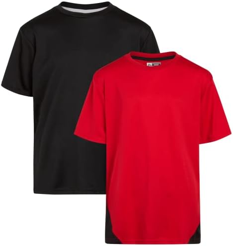 Спортна тениска RBX за момчета - от 2 опаковки спортна тениска Active Performance Dry-Fit (Размер: 4-16)