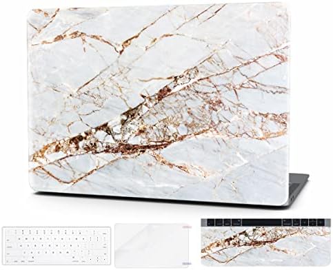 Timocy е Съвместим с MacBook Air 12 в корпуса Retina версия на 2014- (A1534) с Touchid, Мрамор Калъф за лаптоп с капак,