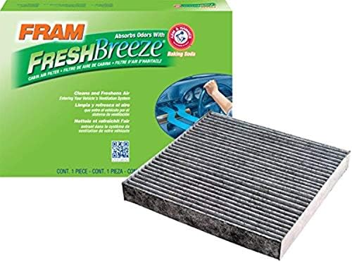 Подмяна на салонного на въздушния филтър FRAM Fresh Breeze за интериора на колата с дръжка и чук, за да сода за хляб,