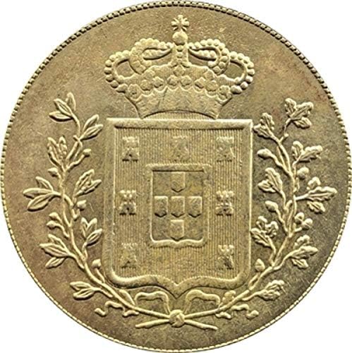 Копие монети Португалия 1834 г., 32 мм, колекция от бижута, подаръци