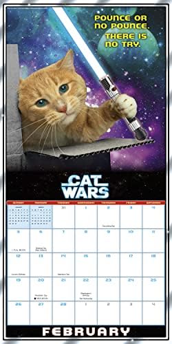 Стенен Календар Cat Wars 2023, Календар за Хумор и Комикси на 16 месеца, 12 x 12