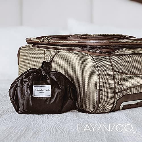 Органайзер за козметика и грим Lay-n-Go Cosmo на съвсем малък, пътуване портфейл за пътуване, подаръци и ежедневно