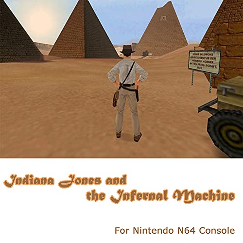 Касета за видео игри, Индиана Джоунс и Адски машина За игрова конзола Nintendo 64 N64 Американската Версия на Нова