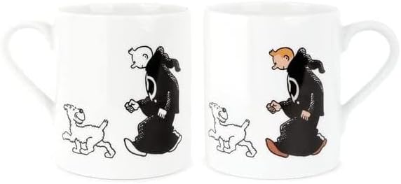 Са подбрани чаша Tintin с Бели пури цвят на Фараона (47991)
