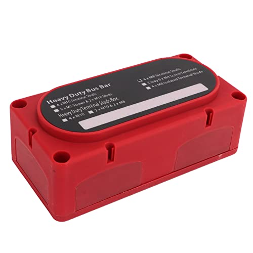 Интерфейсен Блок на батерията, 12‑48V 300A 4 Шипове Блок за Разпределение на властта Устойчиви на Корозия Тежкотоварни