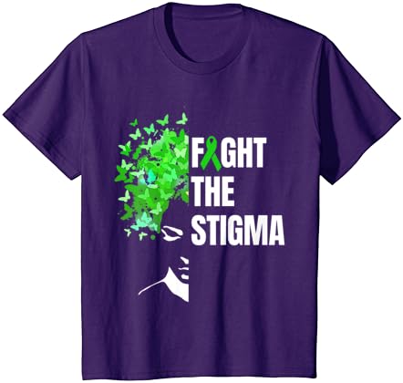 Борбата с стигматизацией | Месец съзнание за психично здраве Зелена Тениска