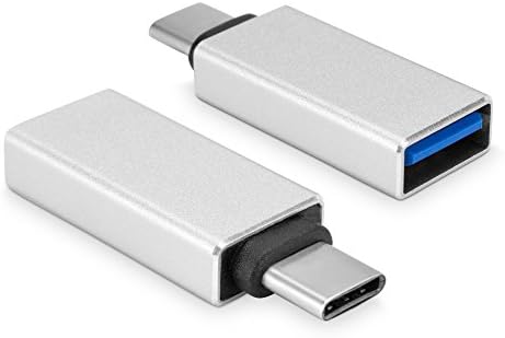 Кабел, BoxWave® [Компактен адаптер QuickSwitch (с USB-A към USB-C)] Трансформиране на кабели USB A USB C