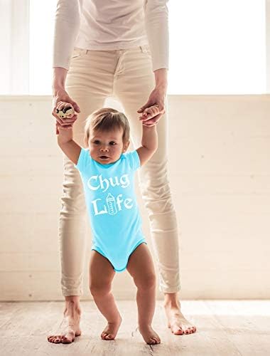 CBTwear Chug Life - Забавно Облекло За Собутыльников - Сладък Едно Парче Детски Боди За Бебета