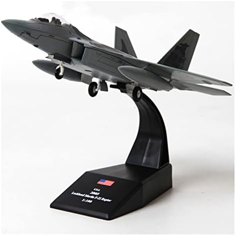 за Изтребител на ВВС на САЩ F-22 Raptor F22 Raptor Модел на Военен самолет в мащаб 1/100