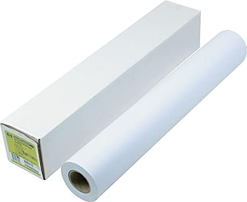 Универсална хартия за подвързване Hp Q1396a, 24 инча X 150 фута, 21 паунда, 96 Ge / 110 Iso, бял