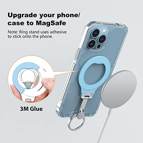 Държач за мобилен телефон Nillkin Adhesive Mag Safe Ring, Регулираща се дръжка и поставка за халки на пръста