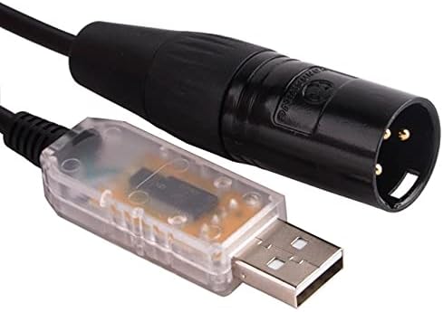 Съединители FTDI USB към 3Pin XLR DMX RS485 Сериен Адаптер Конвертор Система за Контрол на Звука на Кабела Динамиката
