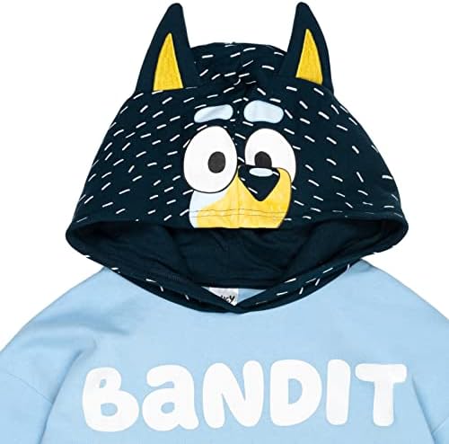 Bluey Chilli Майка на Бандит Татко Бинго едни и Същи Семейни Флисовые Пуловери за Cosplay, с Качулка за деца и Възрастни