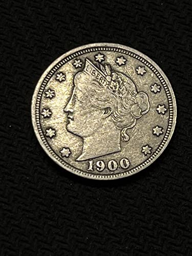 От 1883 до 1912 година Liberty (Главата на фризьор) V-Никел - Пълна СВОБОДА - Пълна дата - Пълен панели - 1 монета от