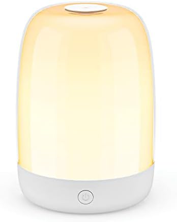 Настолна Лампа, Акумулаторна батерия за Преносим лека нощ за Спални, Сензорно Управление, Промяна на цвета