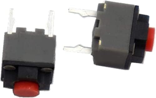 Микропереключатели XIANGBINXUAN 10ШТ 6 * 6 * 7.3 мм и здрав превключвател на мишката с микро-бутон за изключване на звука Безшумен преминете на мишката От пластмаса (Цвят: OneColo