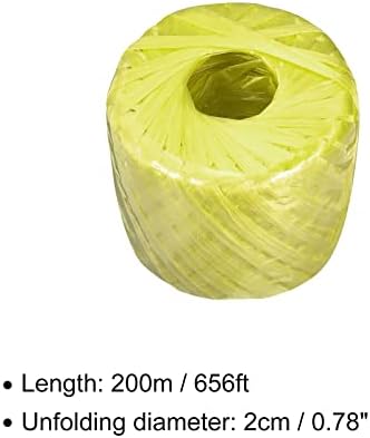 Въже от полиестер и найлон Rebower [за опаковане в домакински комплект със собствените си ръце]-200 м / 656 метра