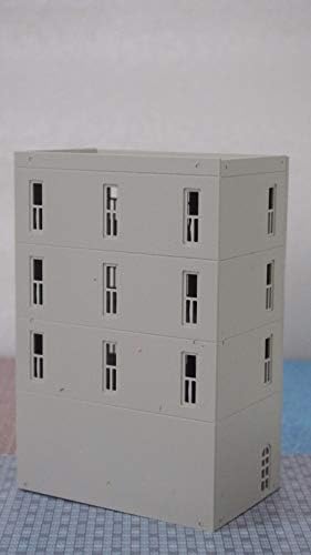 Модели на Железопътна Outland Модерна Градска Сграда, 4-Етажна Къща / Магазин N Мащаб 1:160