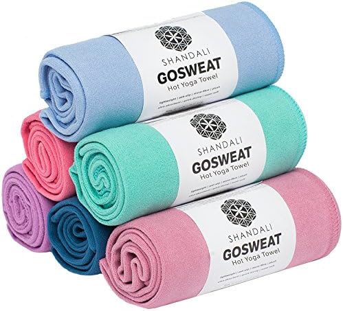 Нескользящее с топла кърпа за йога Shandali GoSweat с суперпоглощающей мека замшевой микрофиброй различни цветове