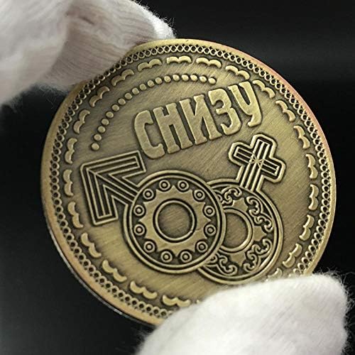 Русия Мъже и Жени Зелена Бронзова Възпоменателна Монета Love Лъки са подбрани Монета за Подарък Лъки Challenge