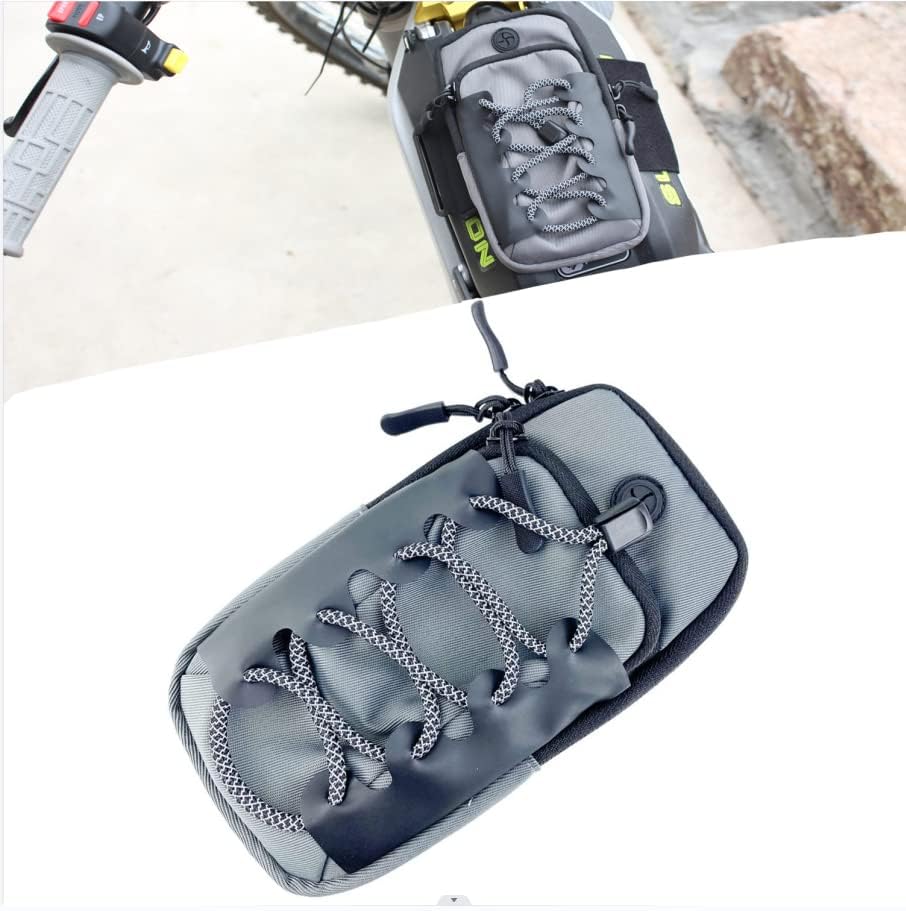 Чанта за съхранение на Предната част на Рамката на мотоциклета TIRGE За електрически велосипед Light Bee Sur-Ron Sur Ron X260 X160 X260 X160 (Сив)