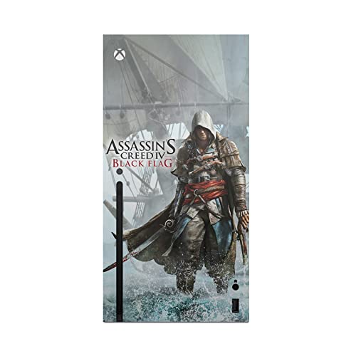Дизайн на своята практика за главата Официално Лицензиран Assassin ' s Creed Едуард Кенуэй Key Art Черен Флаг Графика Vinyl