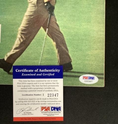 Джак Никлаус подписа за Спортс илюстрейтид 25.06.62 Golf Open Auto Masters PSA/DNA - Списания по голф с автограф
