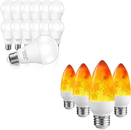 Prosperbiz 150-200 Вата Равностойността на 23 W led лампи и led крушки с ефект на пламъка E26 Base