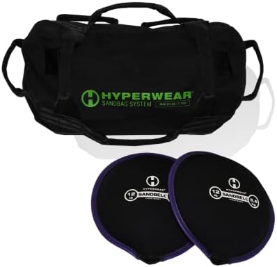 Система тренировъчни торби HYPERWEAR Sandbag Идва с няколко чували с пясък за домашно фитнес зала, кроссфита, силови