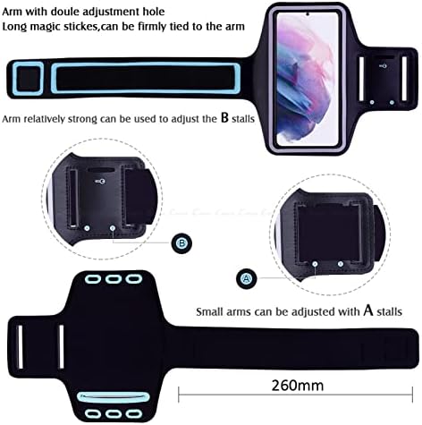 Калъф за Galaxy A70E, Водоустойчив Калъф за спортни ленти за бягане във фитнеса с Зарядно кабел за Samsung A70E