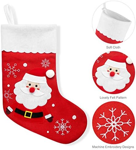 Кабилок, Кабилок, 3 броя, комплект коледни чорапи, подвесная чанта, бижута и аксесоари за парти (снежен човек, северния елен и Санта Клаус)