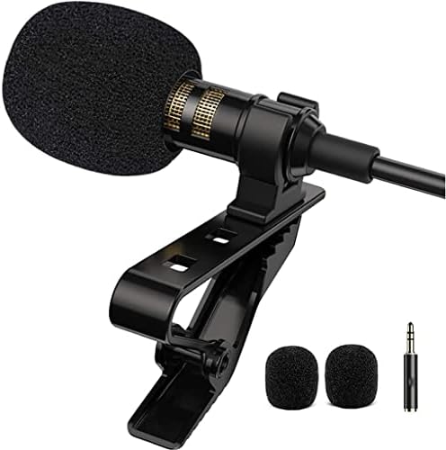 Петличный микрофона на ревера ZLXDP Ненасочено микрофон с удобна система за захващане идеална за запис на интервю