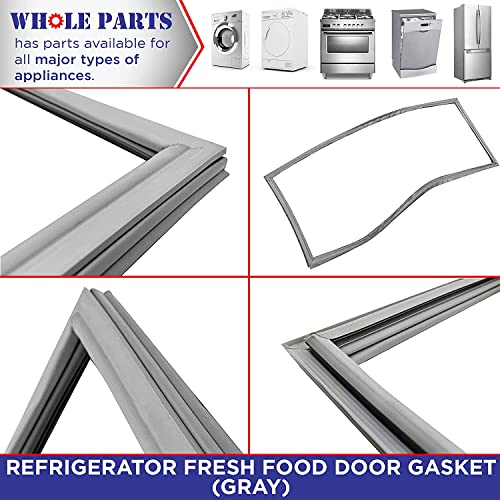 Уплътнение на вратата на хладилника, за пресни продукти Whole Parts W10830046 (сив) - Заменяемая и съвместима с някои