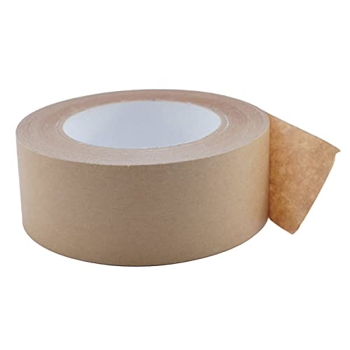 Высокопрочные Самозалепващи се опаковъчни ленти от крафт-хартия Aumni Crafts (3 инча, 1 ролка х 50 ярда) Адхезия С помощта
