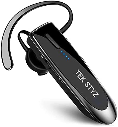 Слушалки TEK STYZ, съвместима с Dell XPS 13-9370-D1605S, безжична слушалка-подложка Bluetooth 5.0, водоустойчив IPX3, два микрофона,