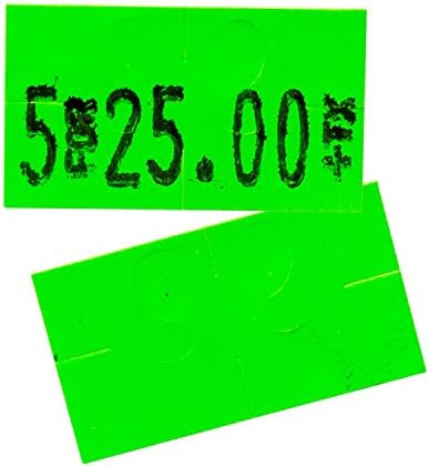 Flou. Зелени Бележки за пистолет Monarch 1131 Price Gun - 1 Гильза, 20 000 променят ценовите етикети за пистолет