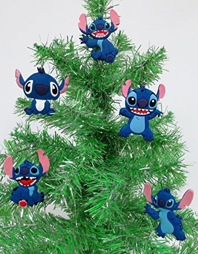 Празничен Коледен комплект бижута Lilo and Stitch - Уникален дизайн от небьющегося пластмаса размер от 2 до 3