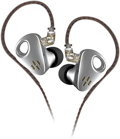 Мониторные слушалки CCA CXS in Ear слушалки IEM с динамичен двигател 10 мм, кабел Неподатливостта слушалки
