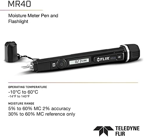 FLIR ONE PRO LT – Термични камера IOS с Влагомером MR40 и вградено фенерче