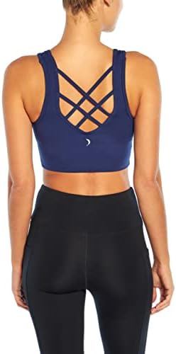 Спортен сутиен със средна дължина, Jessica Simpson Sportswear Дамски спортни дрехи Kayla Medium Impact