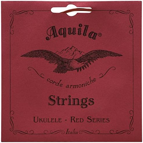 Конците за ukulele Aquila Red Серия AQ-88 за тенор - Ниска G - 1 Комплект от 4