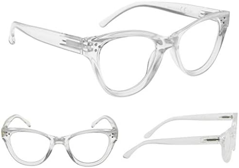Gr8Sight 4-Pack Дамски Очила За Четене Голям Размер Cateye Design Readers Eyeglasses За Жени