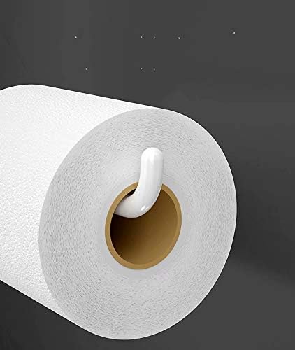 Държач за тоалетна хартия на ролка-Нескользящий Държач за тоалетна хартия-Държач за хартиени кърпи за ръце с перфорации-Бял водоустойчив стойка за ролка хартия-Ст?