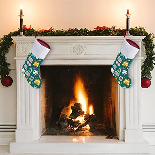 Различни Ученически Пособия, Коледни Чорапи, Коледни Чорапи Чанта Домашния Семеен Коледен Декор