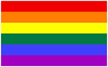 ЛГБТК Дъгата Флаг гей-Прайда Стикер Стикер За Лаптоп, Кола Лаптоп, 4 x 5 (цветен)