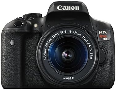 Цифров slr фотоапарат Canon EOS Rebel T6i с обектив EF-S 18-55 mm is STM - С поддръжка на Wi-Fi