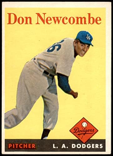 1958 Topps 340 Дон Ньюкомб Лос Анджелис Доджърс (Бейзбол карта), БИВШ играч на Доджърс