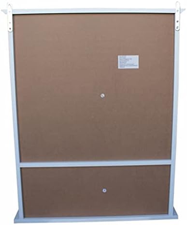 Шкаф за баня LIUYUNQI с Една Като Три Отделения за съхранение и Никелирани дръжки в Бял цвят Лесен за инсталиране