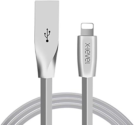USB кабел Rhombus за iPhone 7, 6s, SE, iPad Pro, iPad Air 2, мини iPad 4, iPad mini 2, iPod touch (сив цвят)